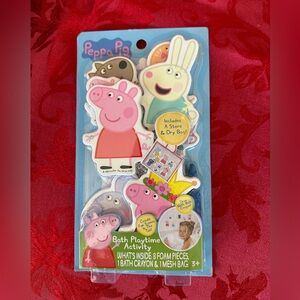 🌵 3/$15 Peppa Pig  bath 8 foam pieces play activity (see description)